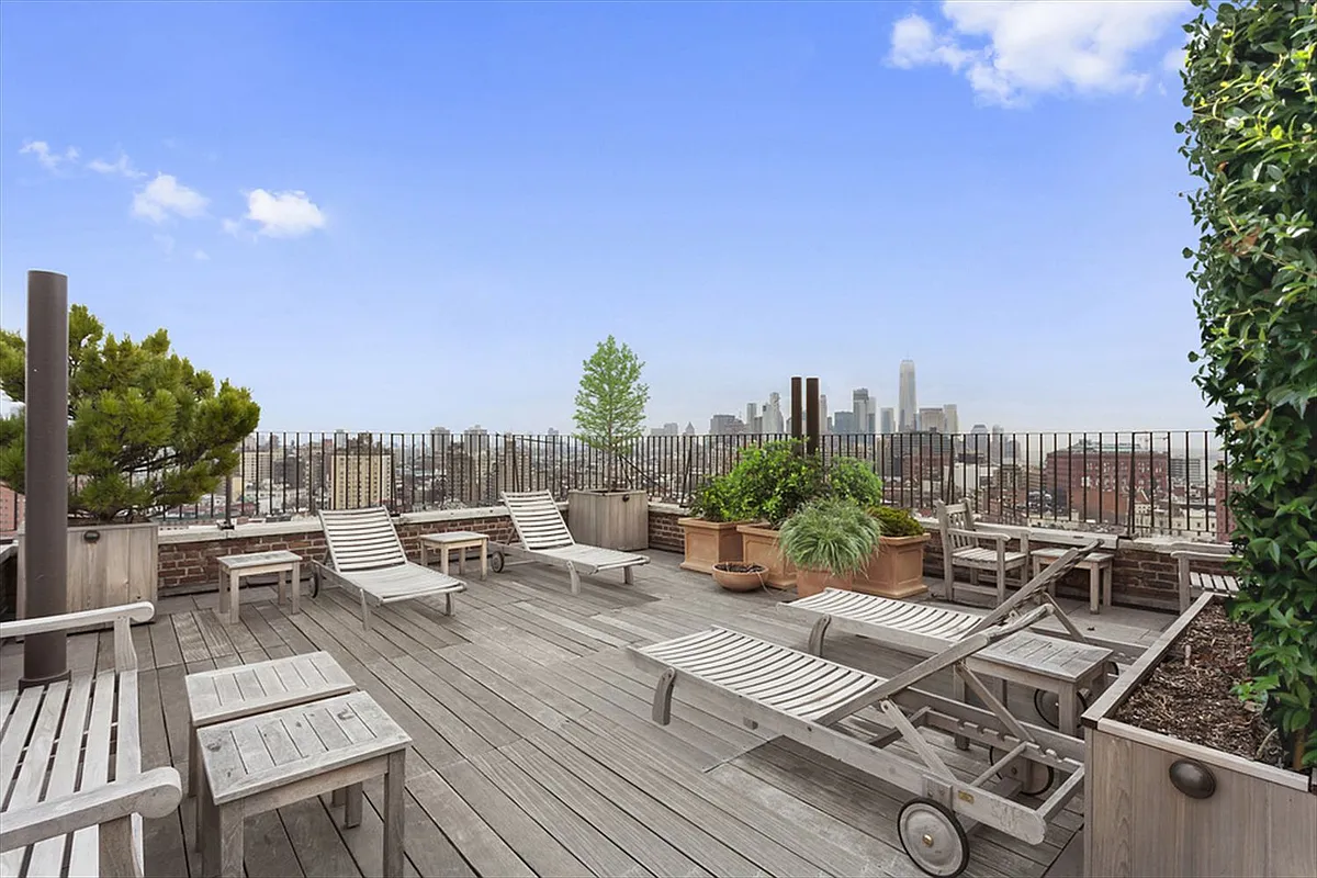 302 West 12th Street, Unit 11F Manhattan, NY 10014 - Photo 15 of 17 a view of a terrace with furniture and outdoor space
