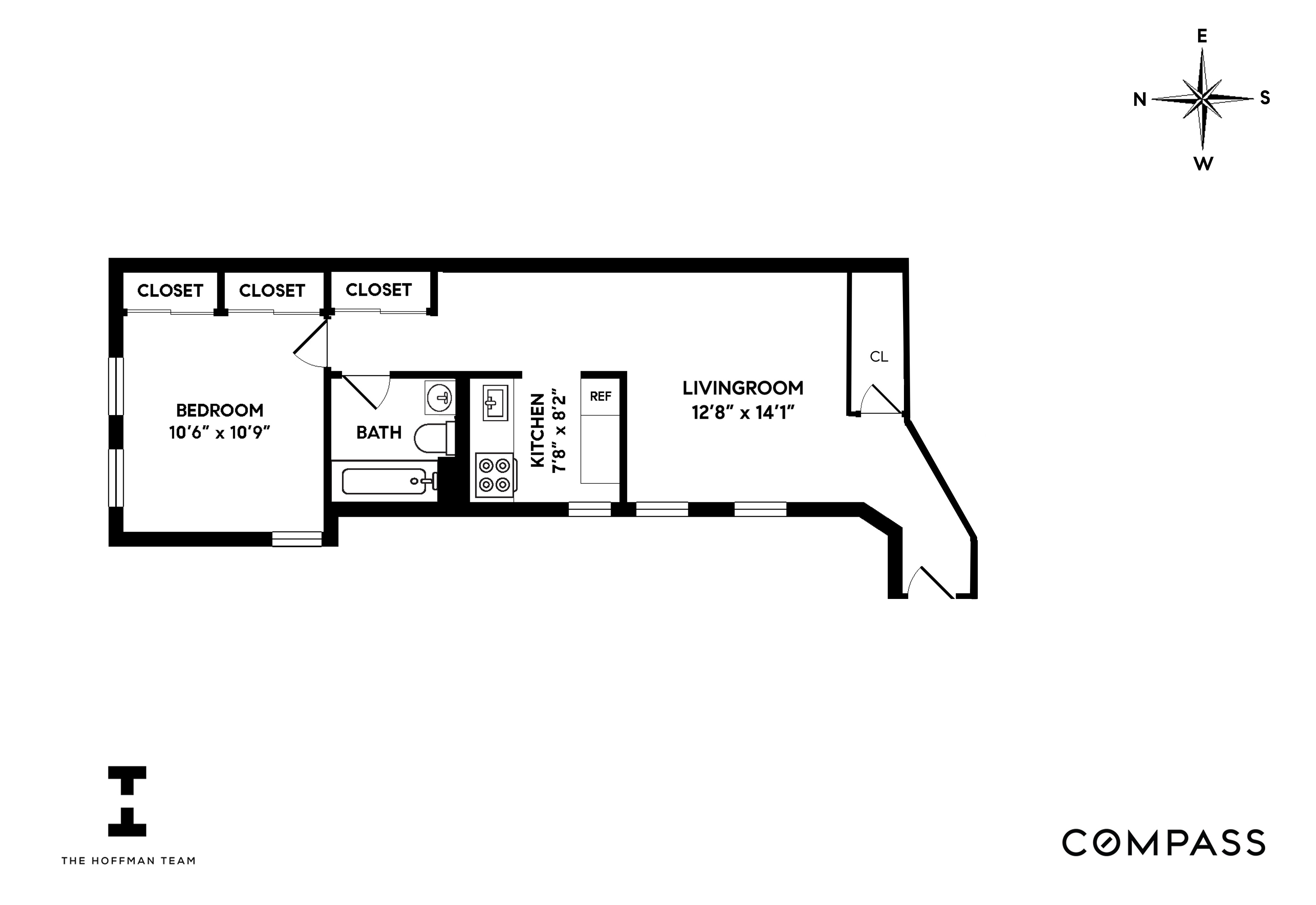 11 St Nicholas Avenue, Unit 5B Manhattan, NY 10026 - Photo 10 of 10 a picture of a wall with a picture of a wall