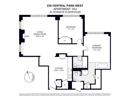 $1,495,000 | 230 Central Park West, Unit 15IJ | Upper West Side