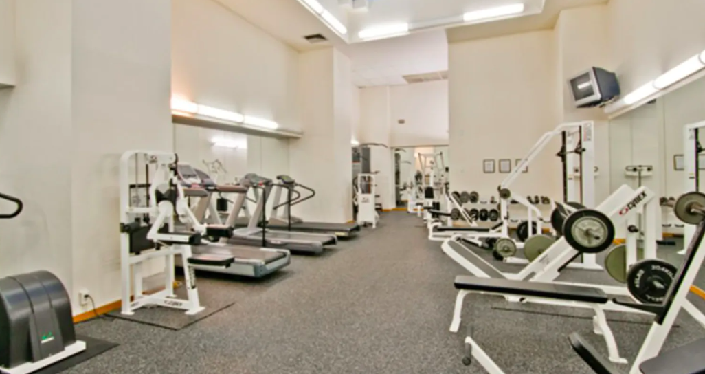 301 West 57th Street, Unit 22D Manhattan, NY 10019 - Photo 10 of 12 a view of a room with gym equipment
