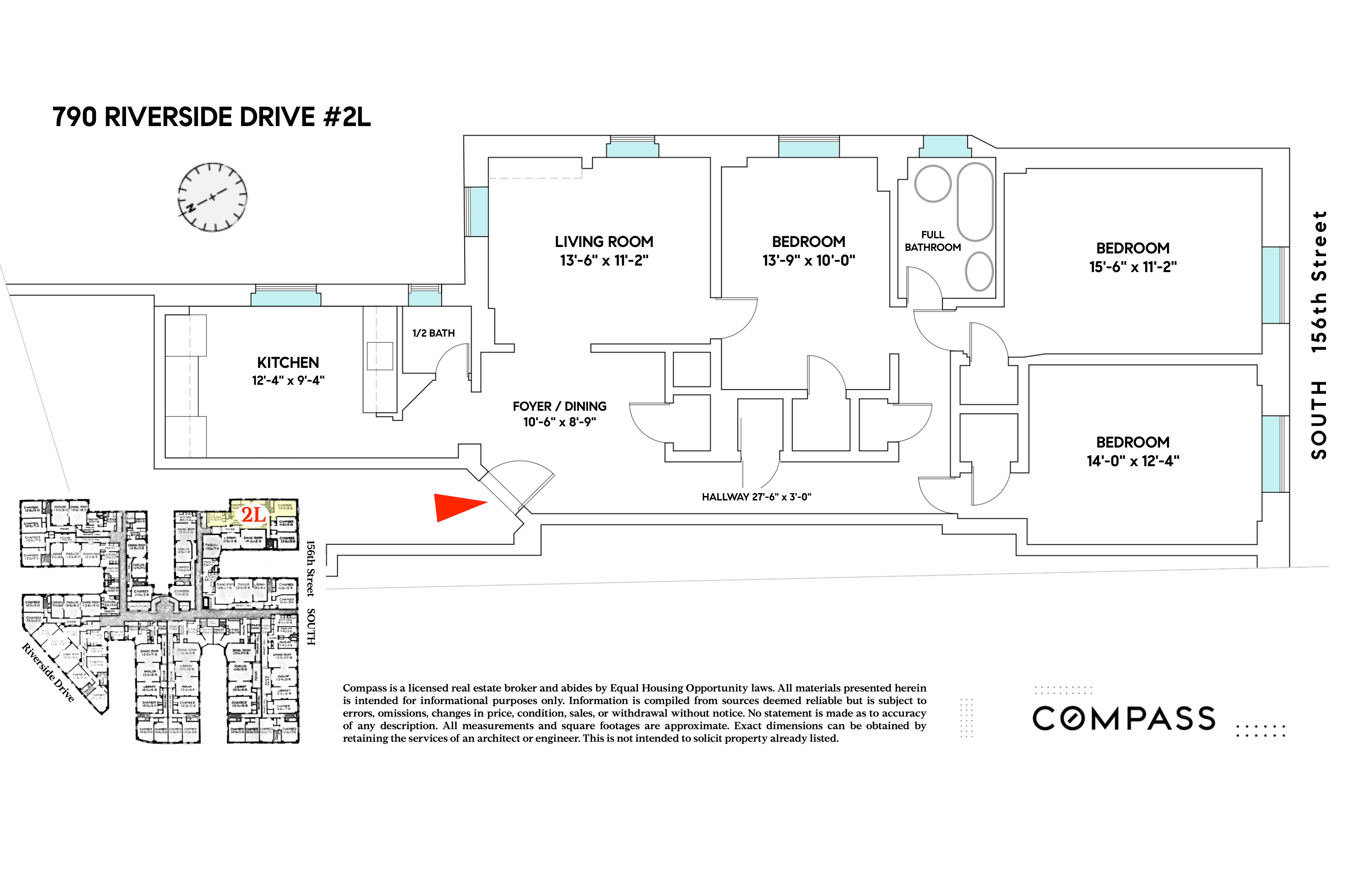 790 Riverside Drive, Unit 2L Manhattan, NY 10032 - Photo 13 of 13 Gallery Image 13