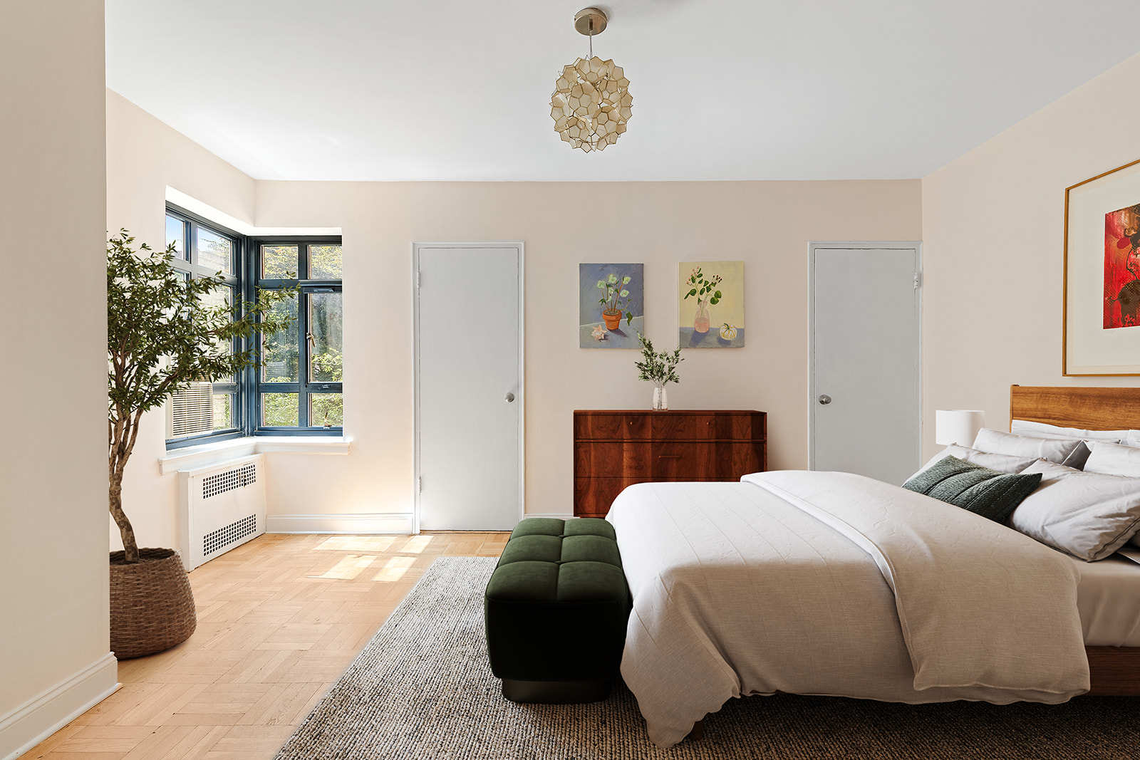 100 Remsen Street, Unit 3C Brooklyn, NY 11201 - Photo 5 of 10 a bedroom with a bed and window