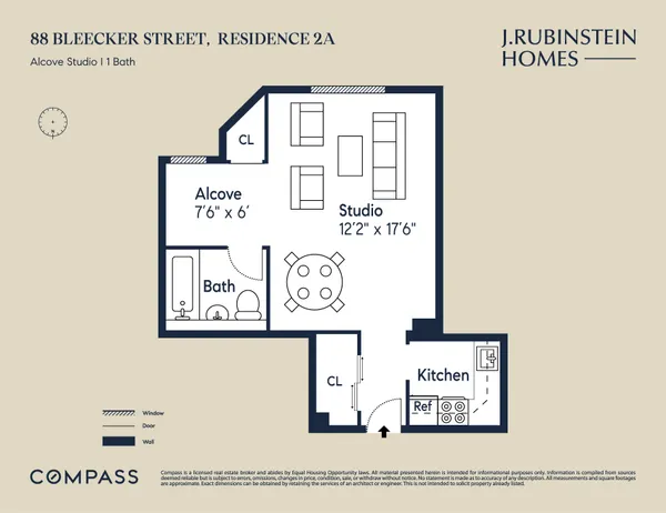 $499,000 | 88 Bleecker Street, Unit 2A | Greenwich Village