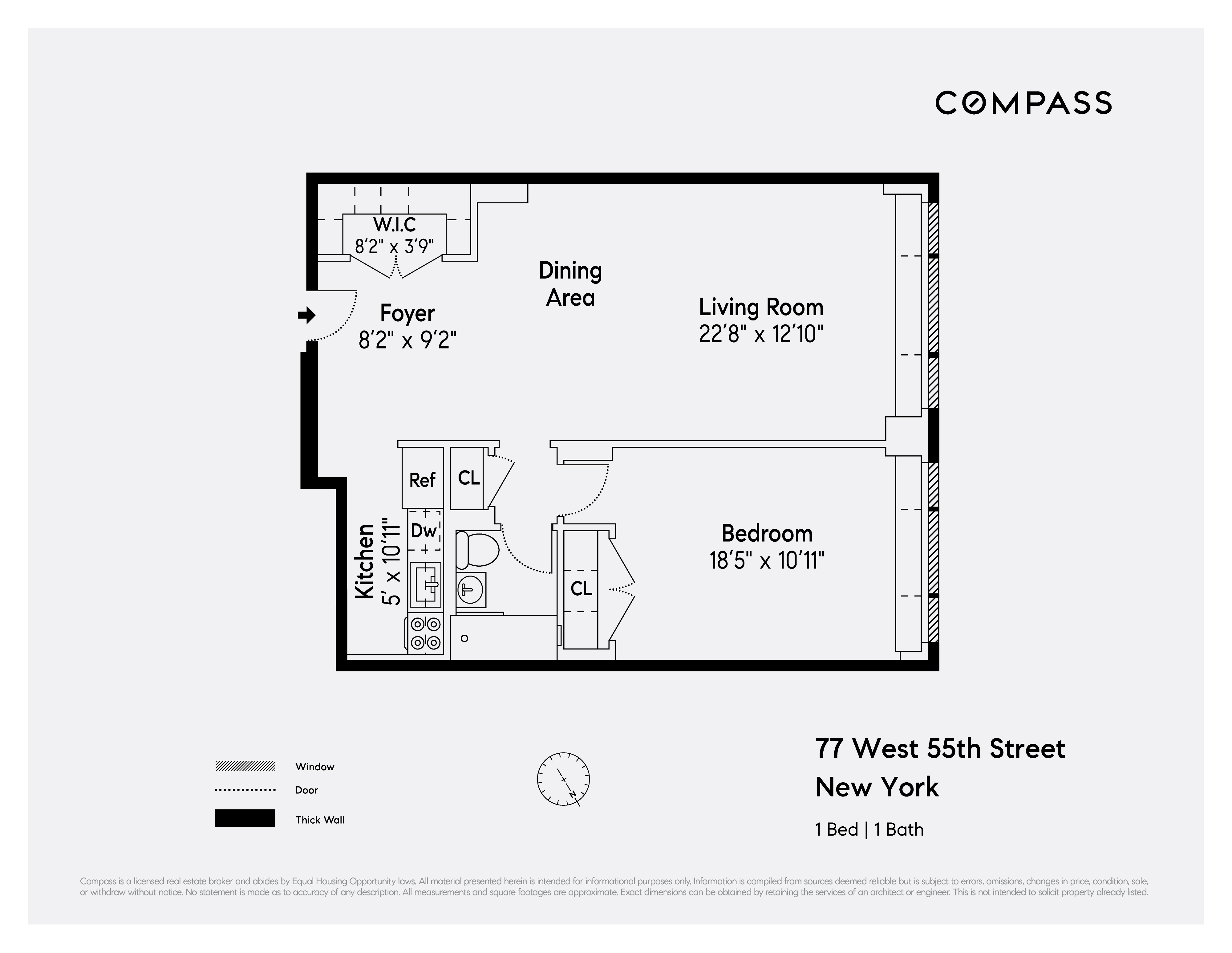 77 West 55th Street, Unit 9F Manhattan, NY 10019 - Photo 11 of 11 unknown