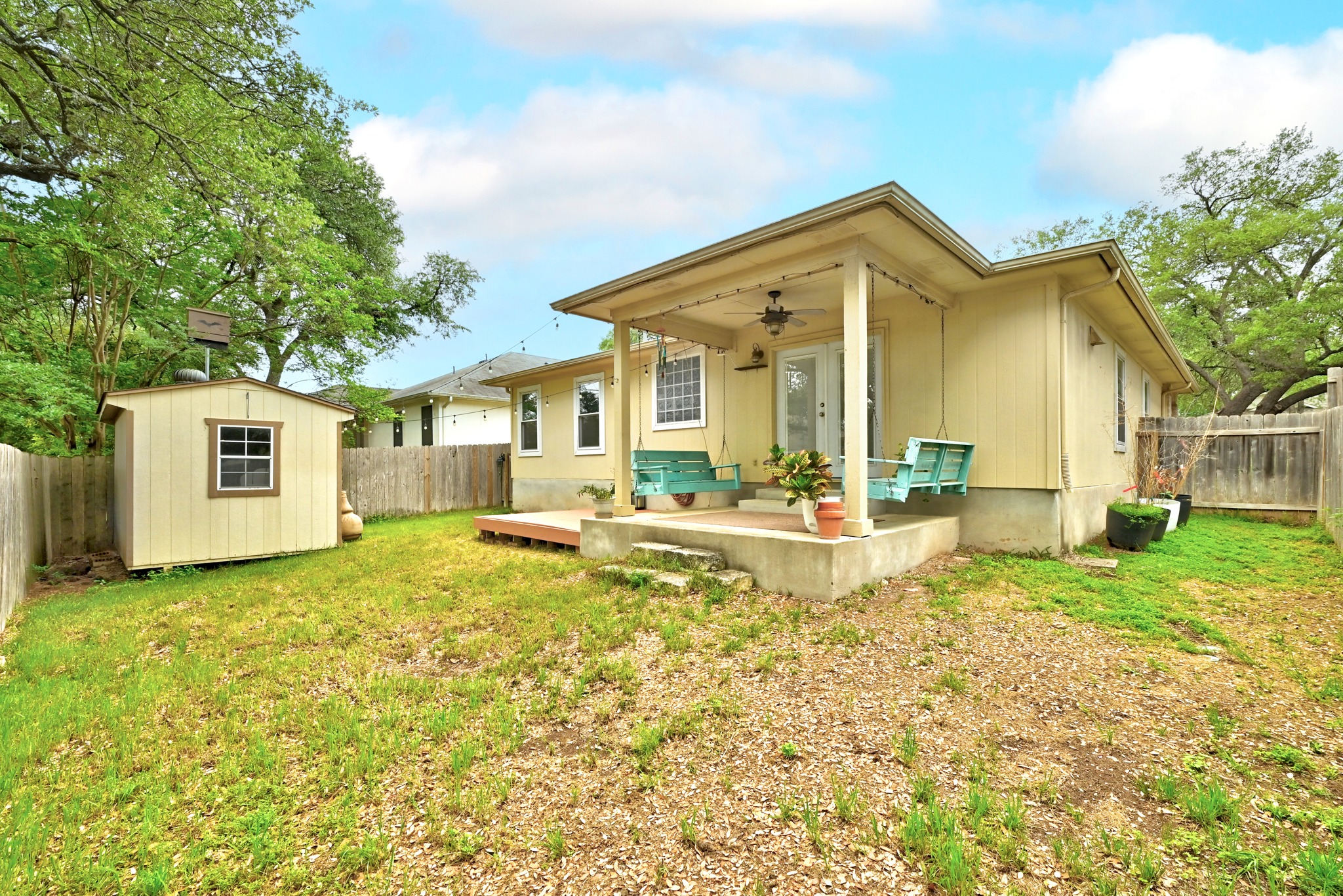 8901 Frock Court Austin, TX 78748 - Photo 26 of 28 a view of a house with backyard and sitting area