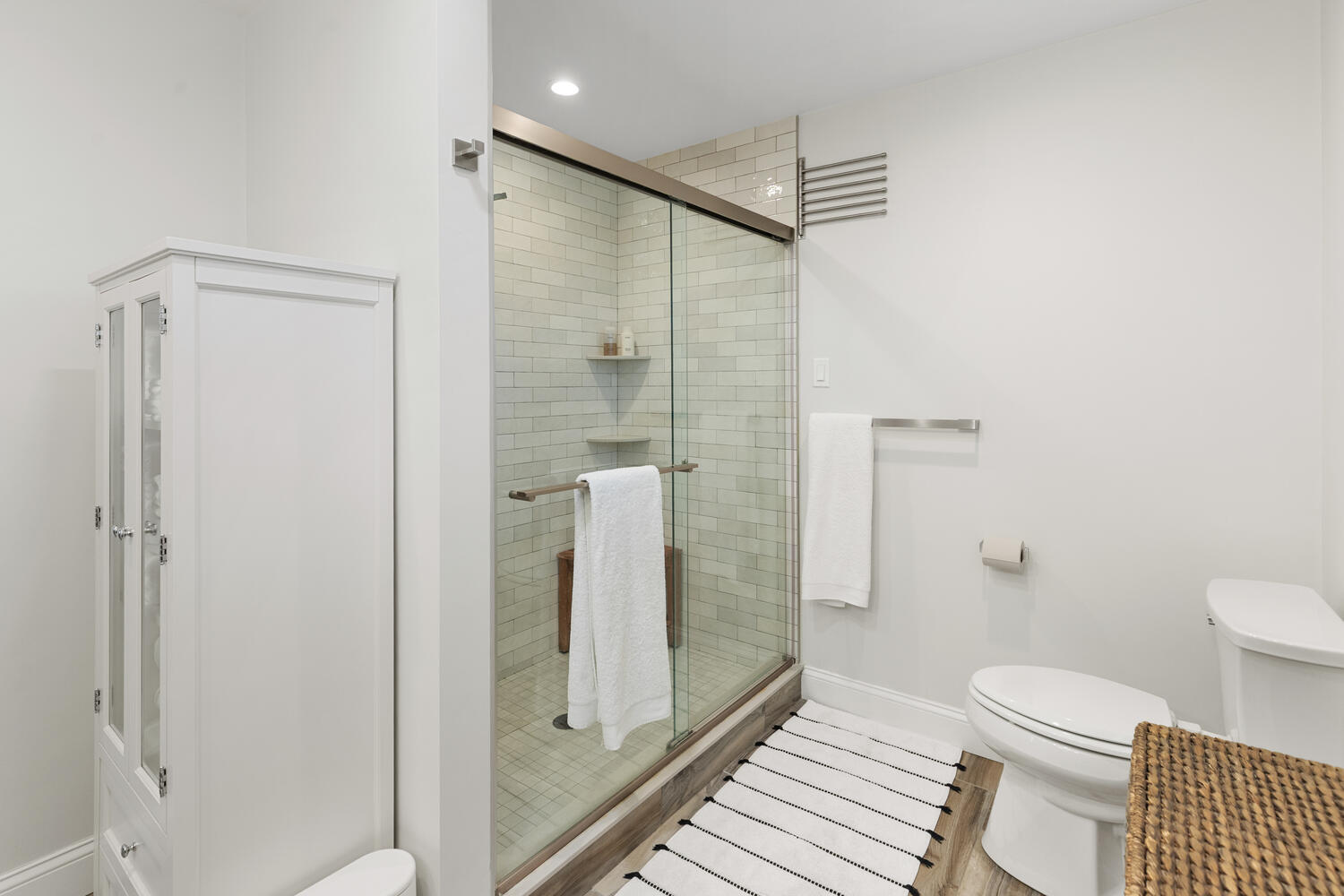 1 Maple Street, Unit 1 Maynard, MA 01754 - Photo 26 of 42 a bathroom with a shower and a toilet