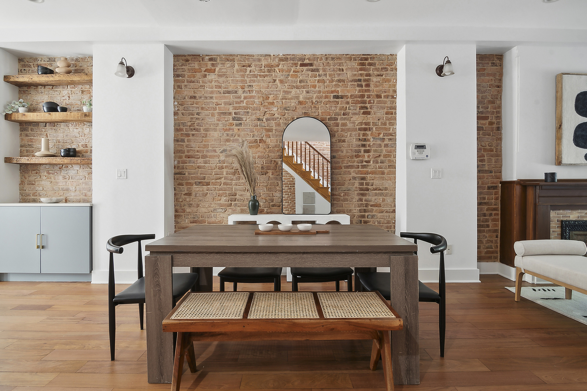 698 Halsey Street Brooklyn, NY 11233 - Photo 1 of 13 a view of livingroom with furniture and wooden floor