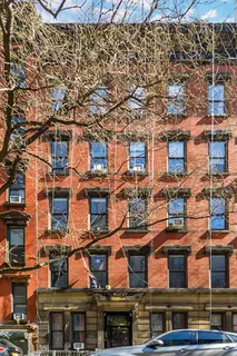 a front view of a building