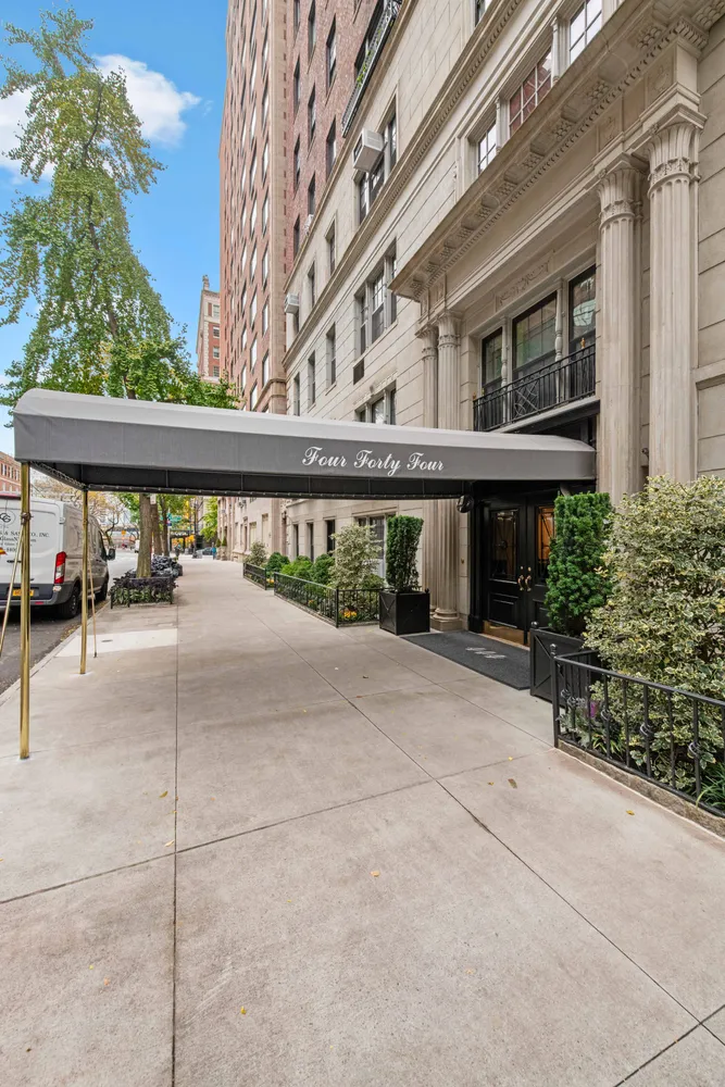 a view of building with a street