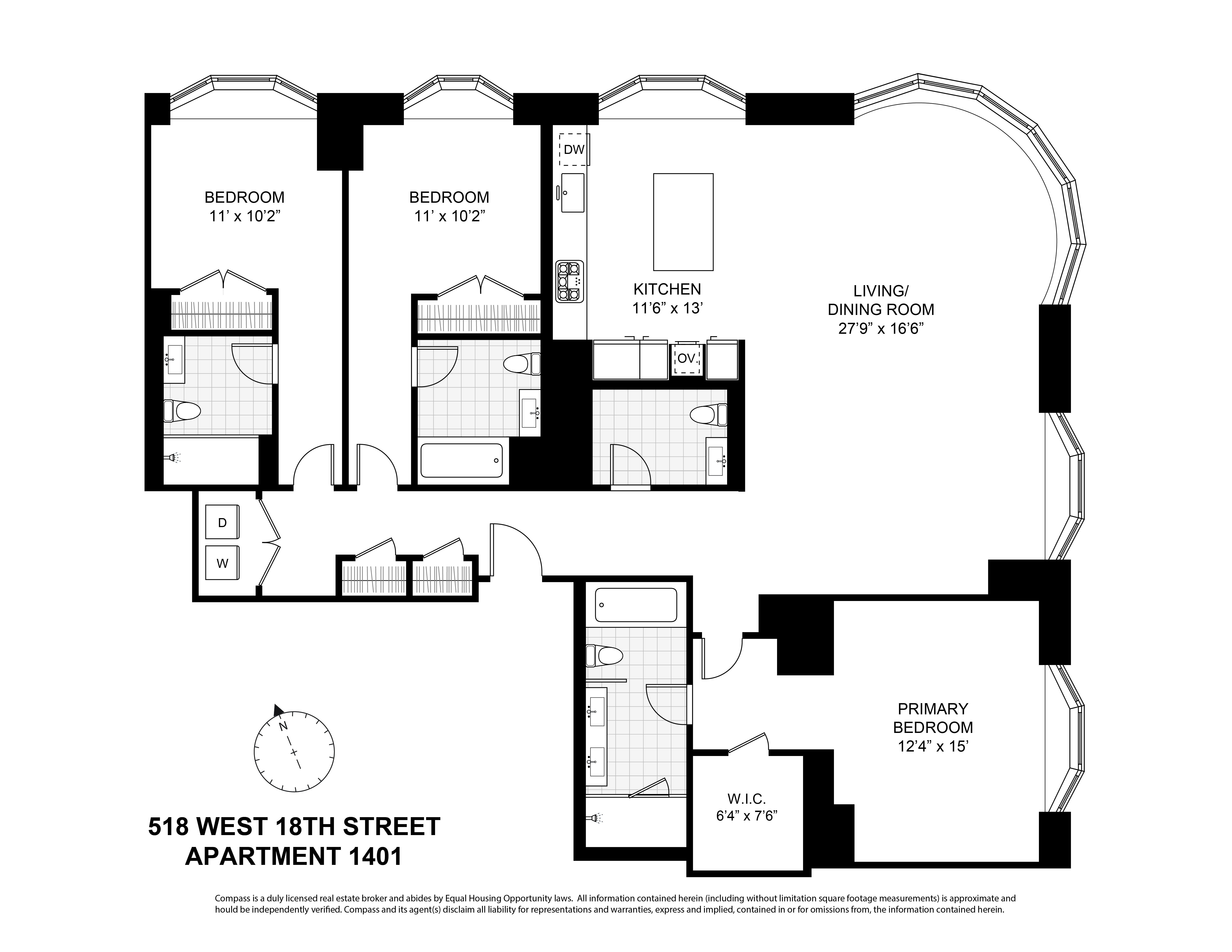 515 West 18th Street, Unit 1401 | Compass