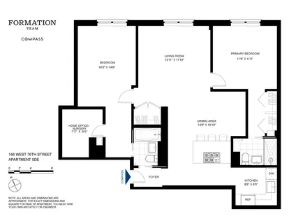 $1,595,000 | 166 West 76th Street, Unit 5DE | Upper West Side