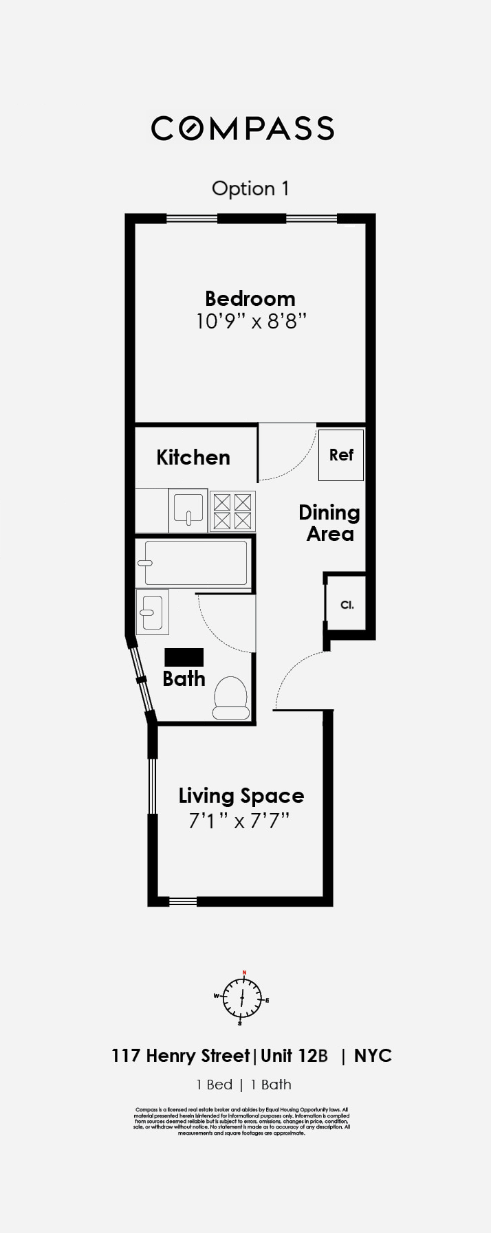 117 Henry Street, Unit 12B Manhattan, NY 10002 - Photo 6 of 7