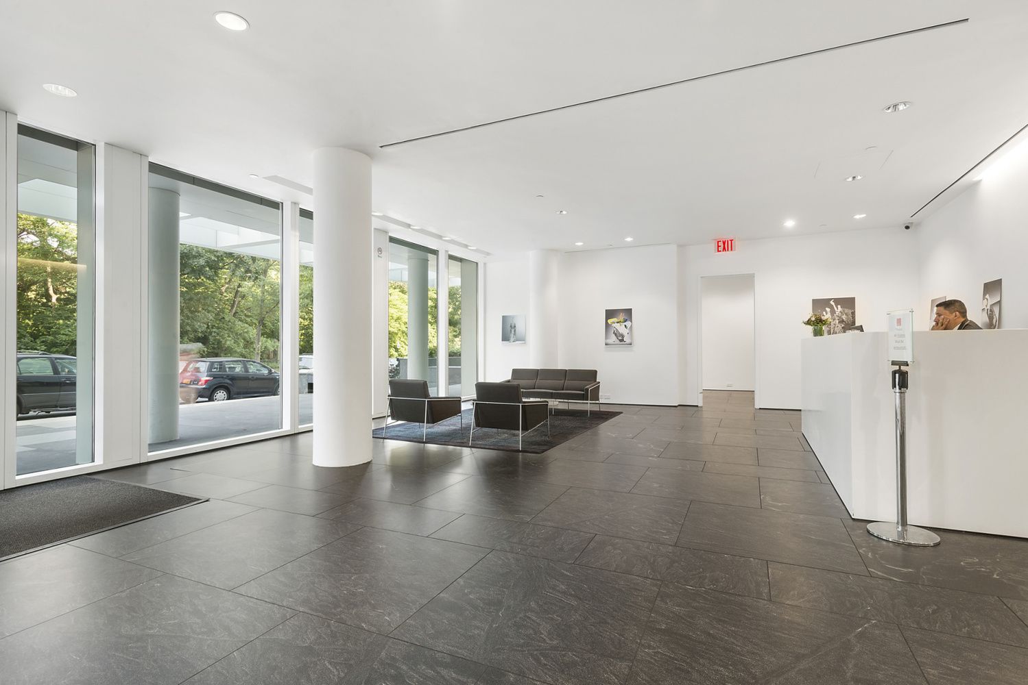 1 Grand Army Plaza, Unit 5C Brooklyn, NY 11238 - Photo 14 of 17 a view of a livingroom with furniture and floor to ceiling window