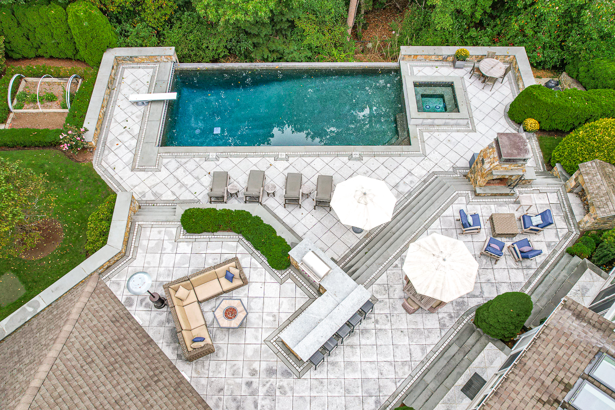 165 Bridle Trail Road Needham, MA 02492 - Photo 19 of 21 an aerial view of a house with outdoor space