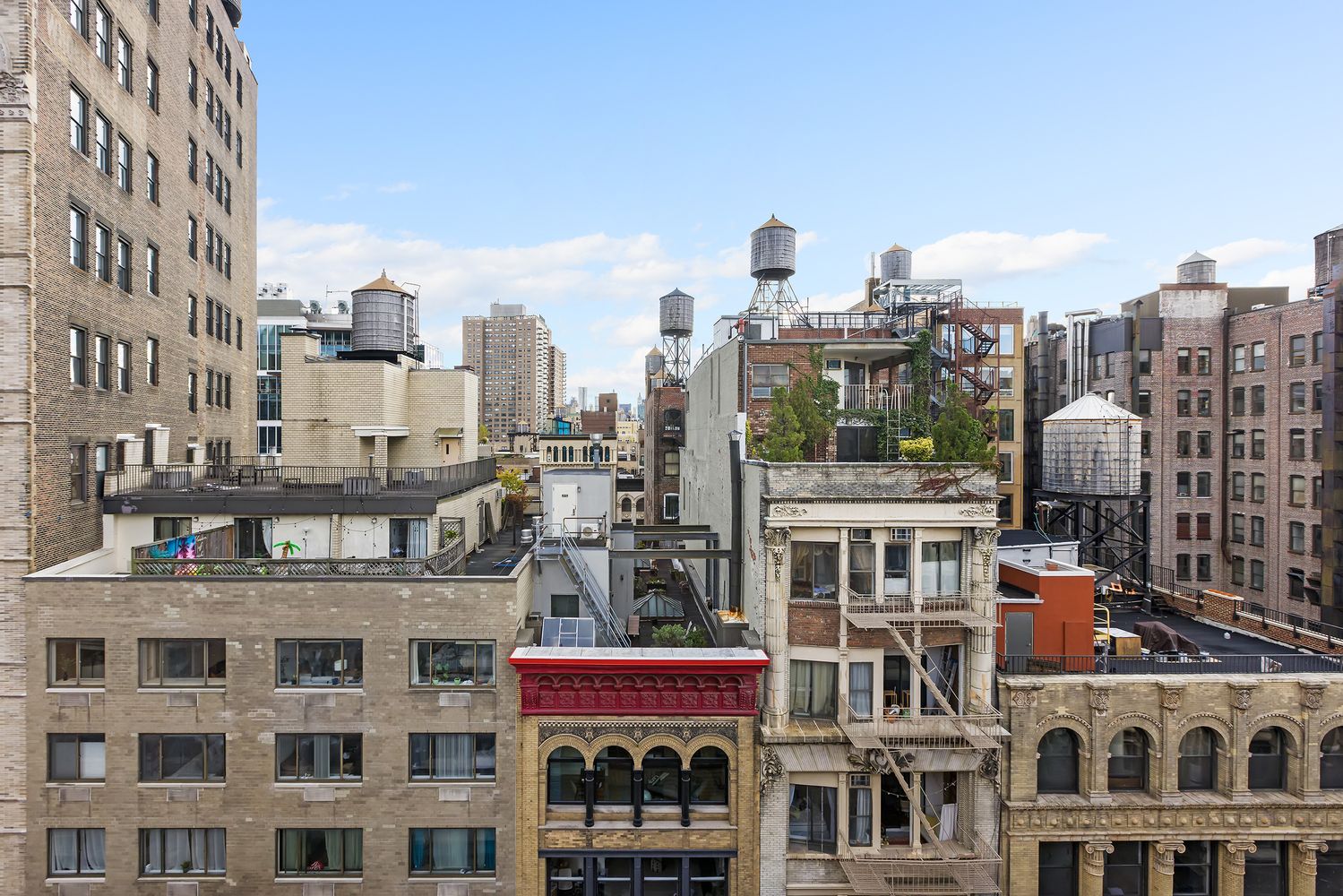 a view of path along with building