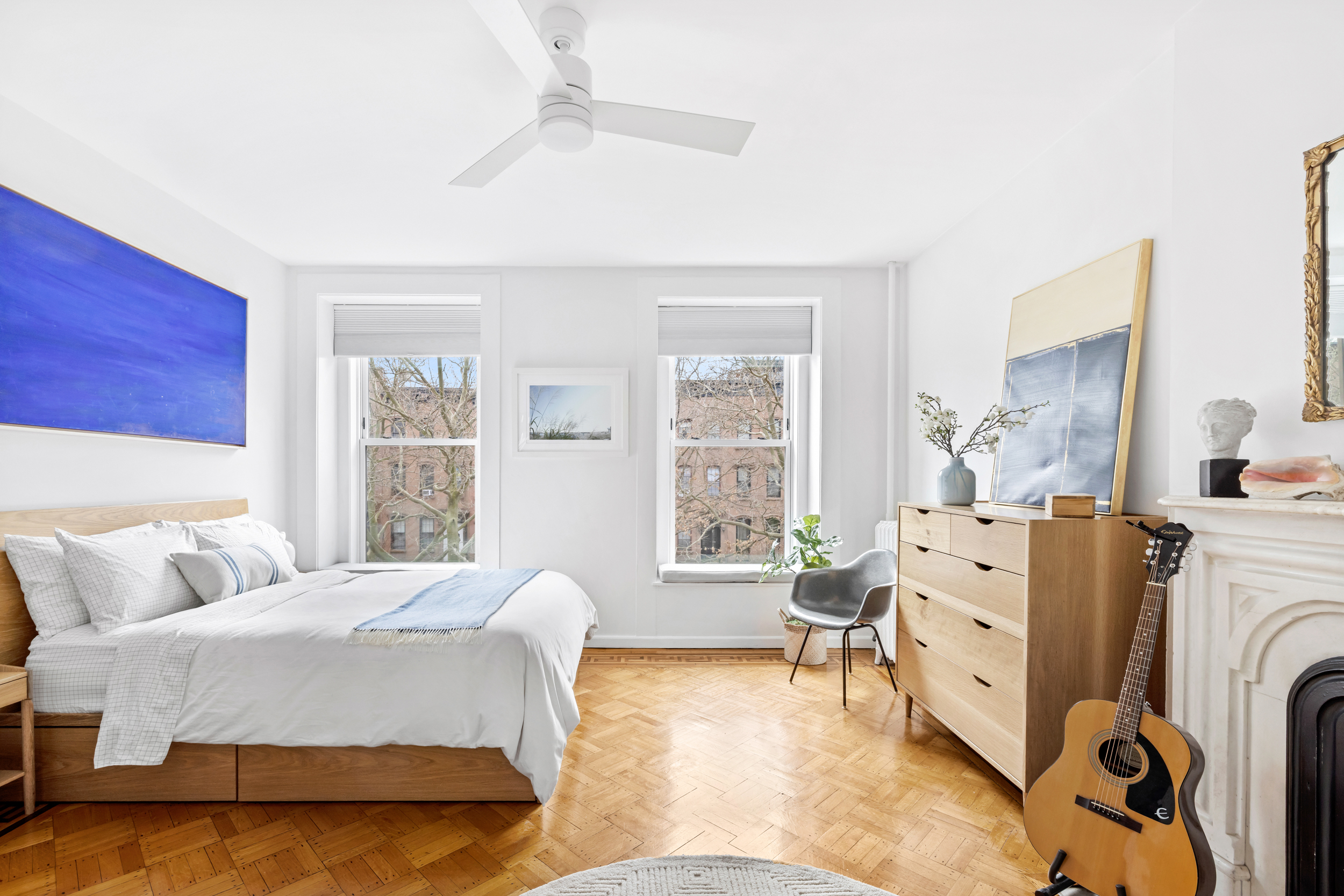31 1st Place, Unit 3 Brooklyn, NY 11231 - Photo 5 of 11 a spacious bedroom with a bed and wooden floor