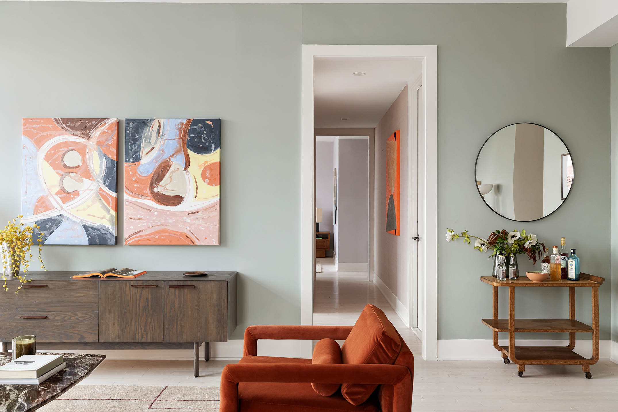 91 Leonard Street, Unit 14A Manhattan, NY 10013 - Photo 9 of 27 a living room with furniture