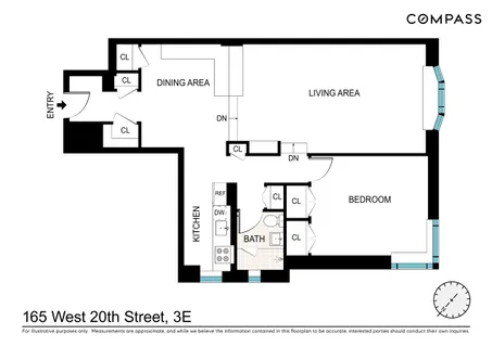 $1,195,000 | 165 West 20th Street, Unit 3E | Chelsea