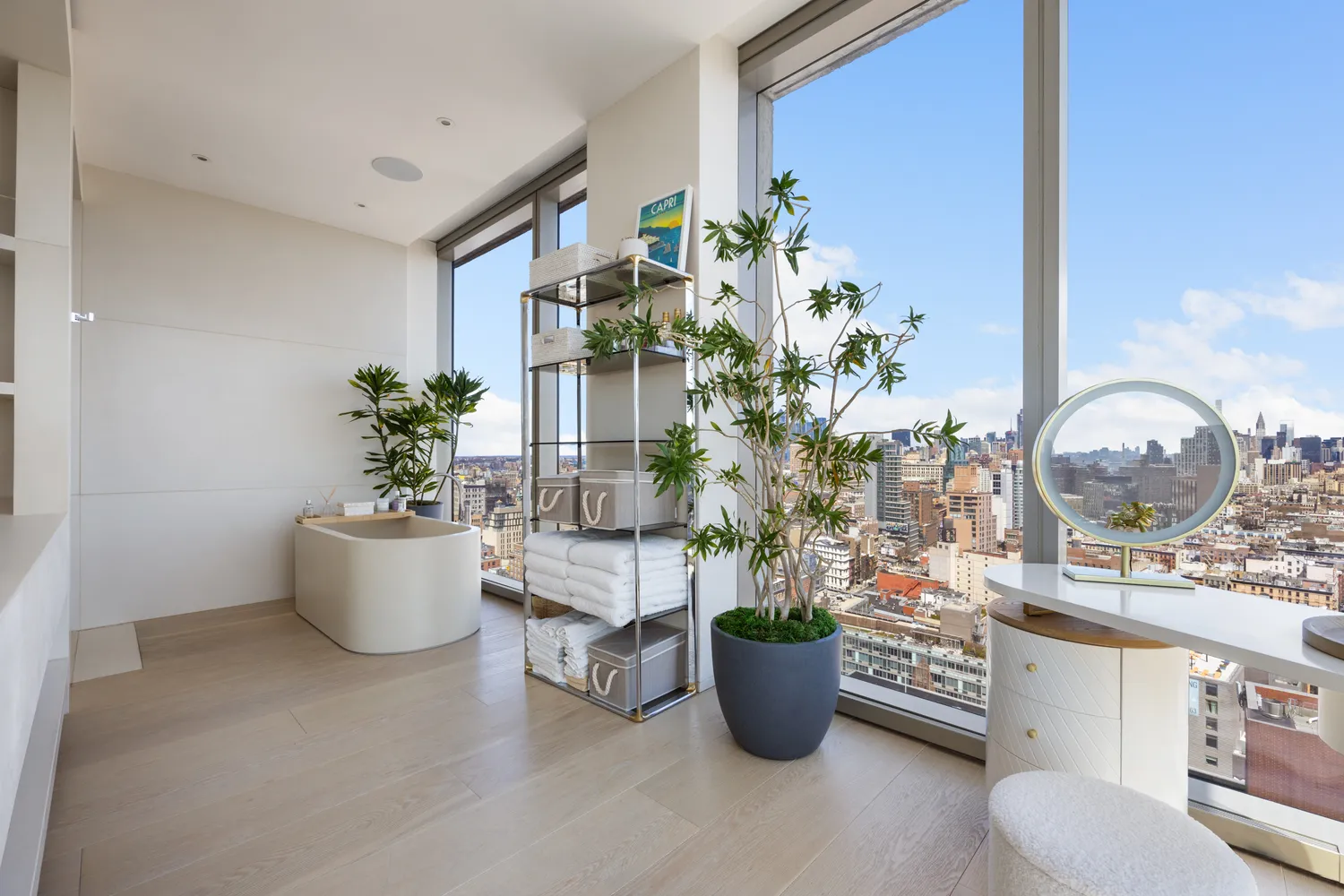 a view of a living room and a balcony