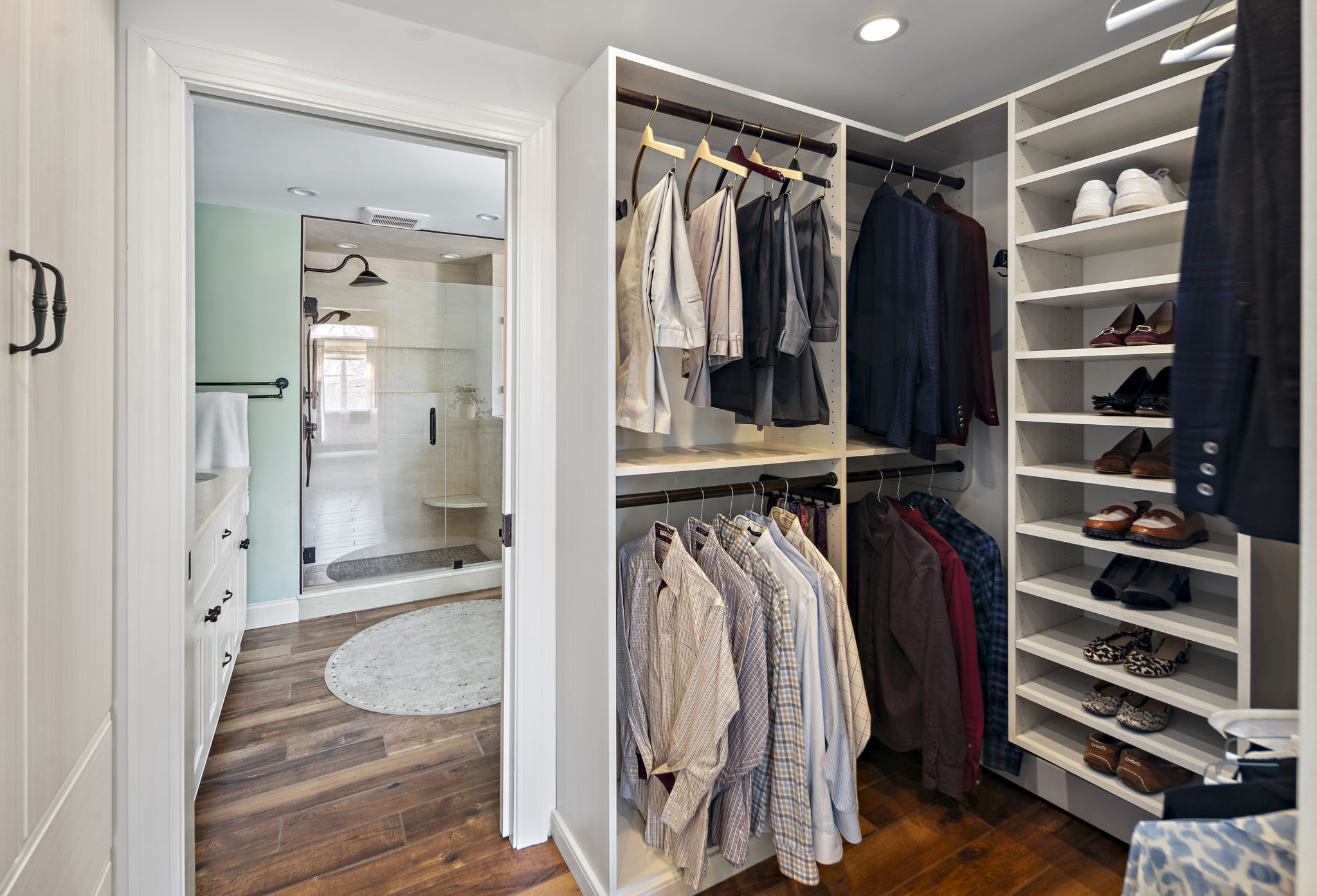 56 Jefferson Road Winchester, MA 01890 - Photo 18 of 26 a view of walk in closet with clothes and shoes