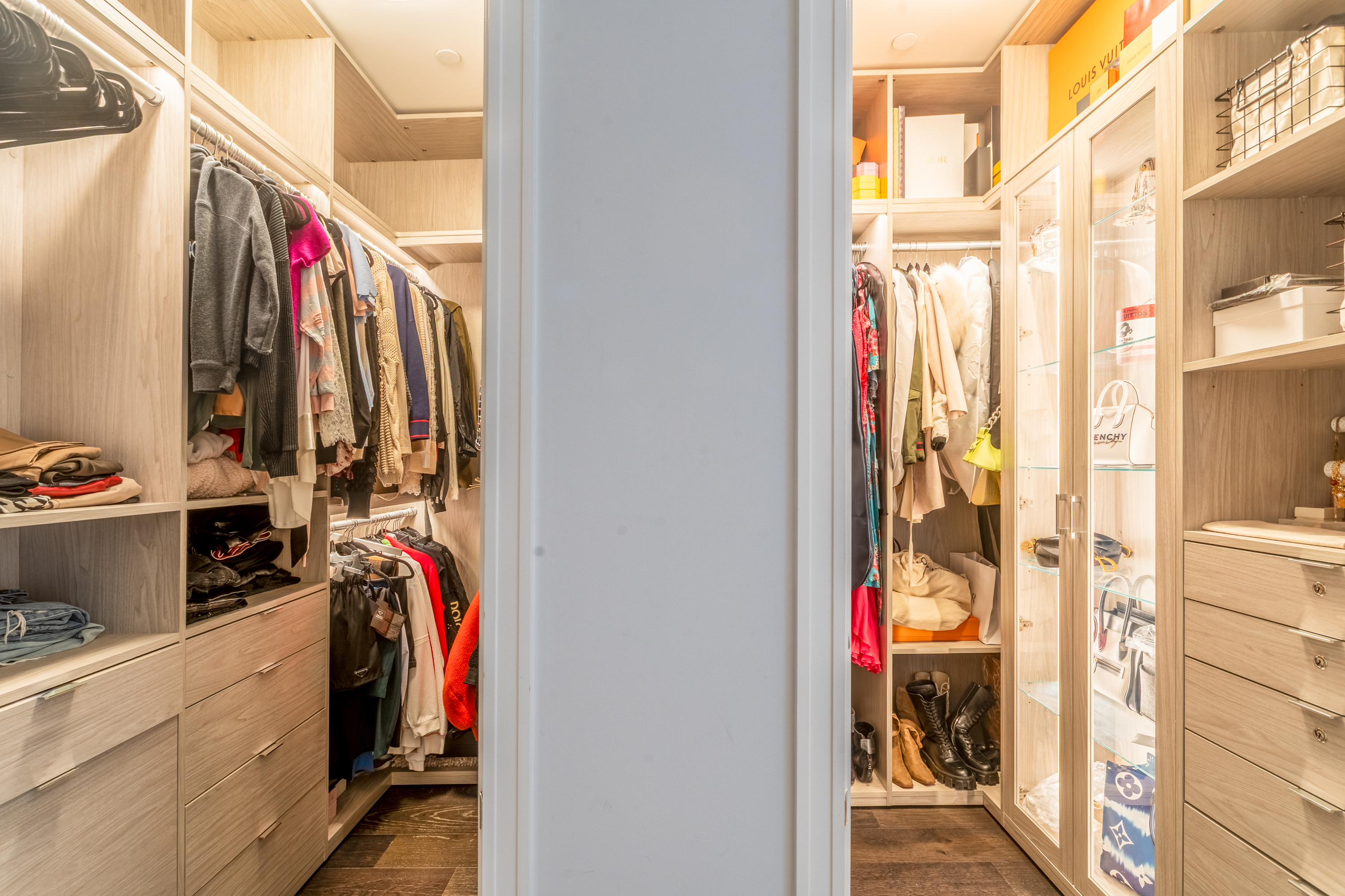 35 Hudson Yards, Unit 5903 Manhattan, NY 10001 - Photo 11 of 15 a view of walk in closet with clothes and shoes