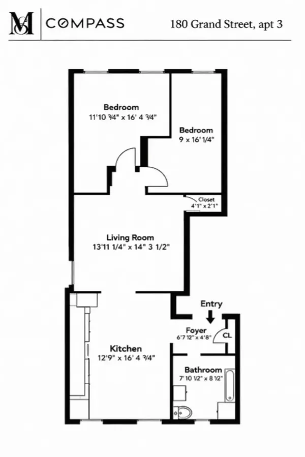 $6,000 | 180 Grand Street, Unit 2 | Williamsburg