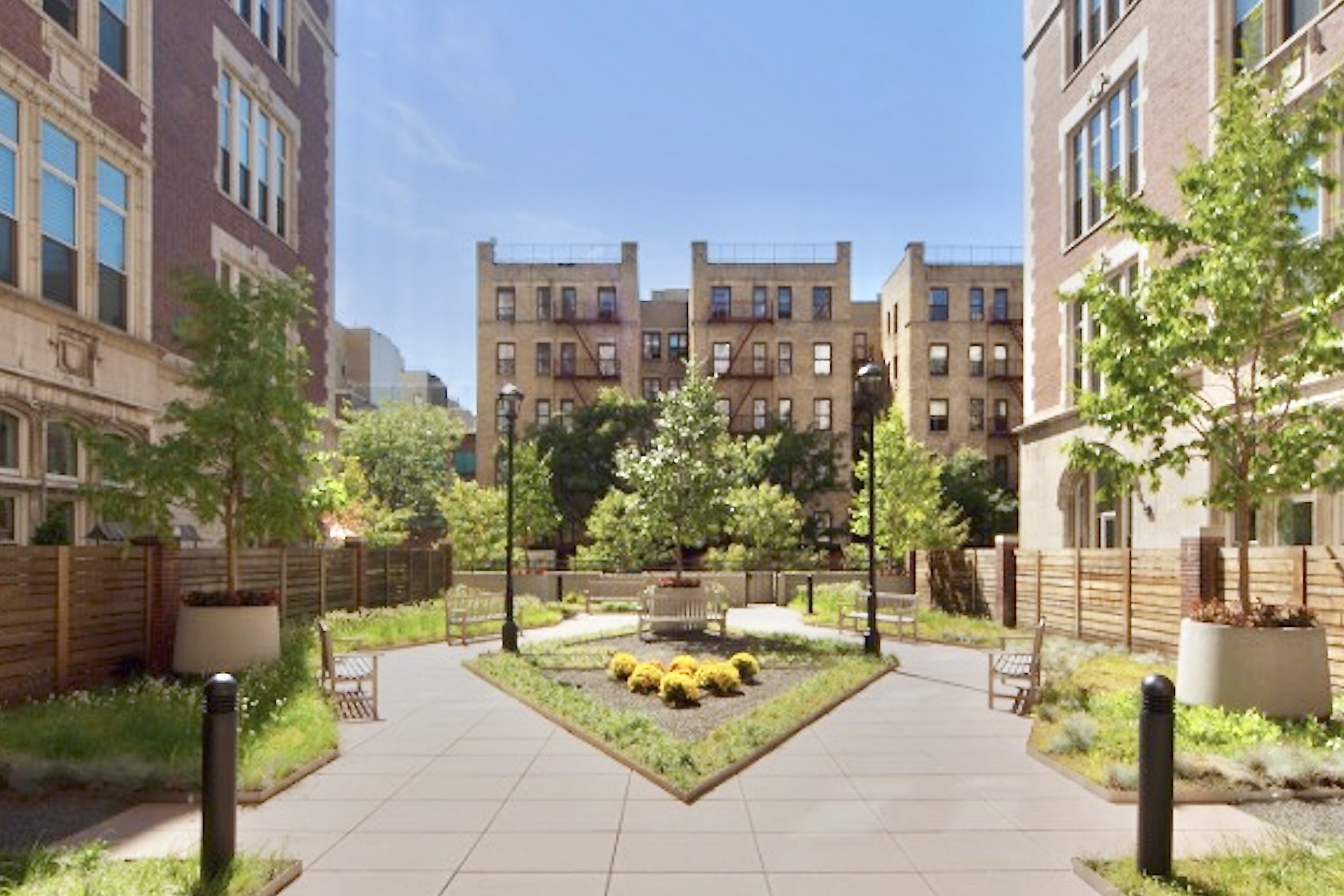 220 West 148th Street, Unit 4G Manhattan, NY 10039 - Photo 13 of 15 a view of a city with tall buildings