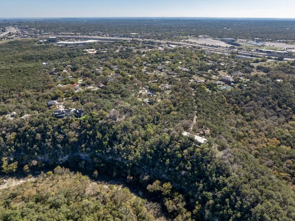 a view of city and mountain