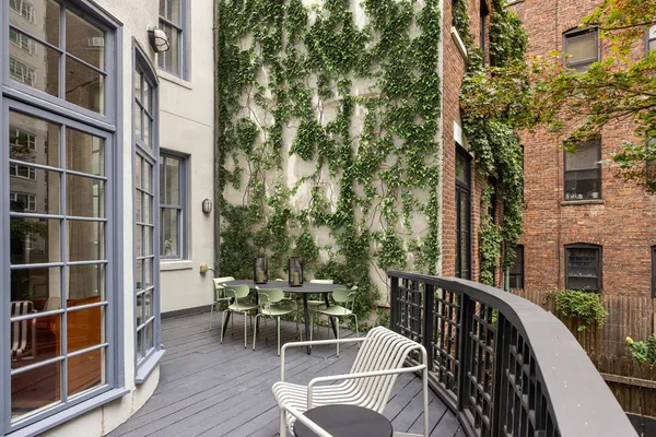 a view of balcony and deck