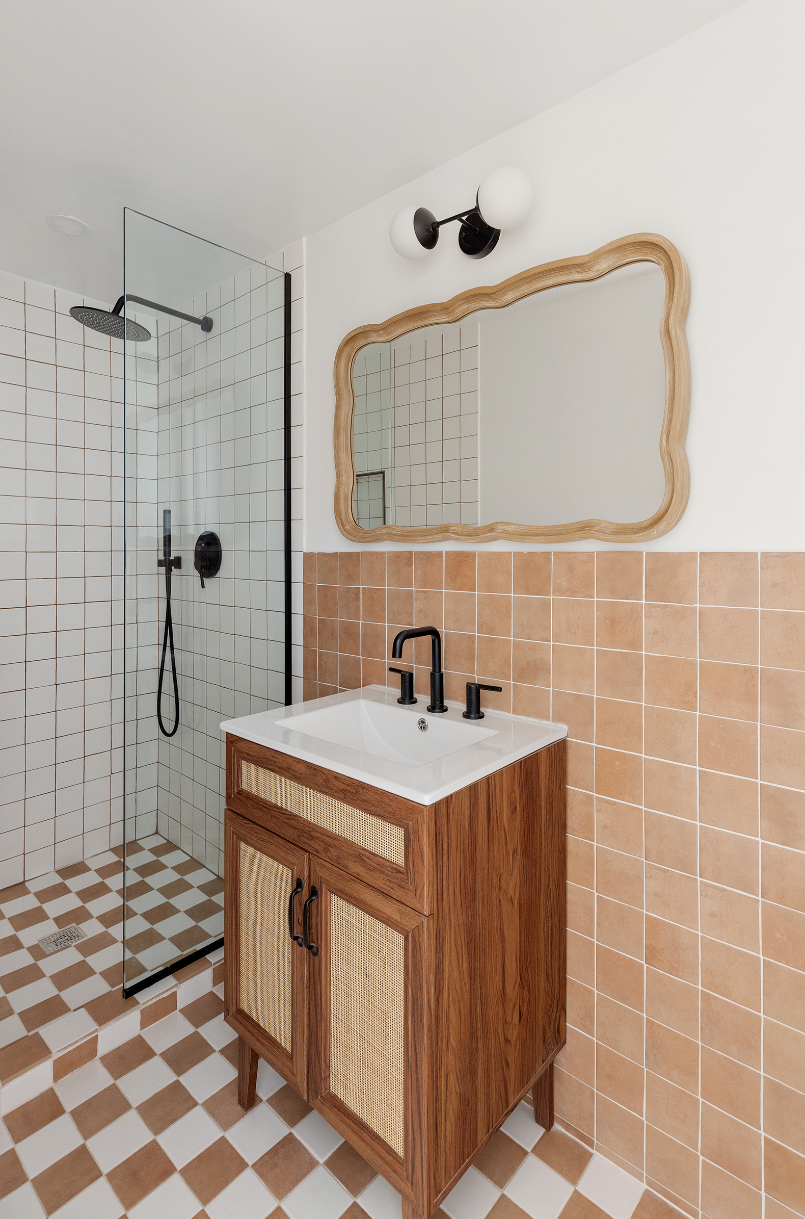 228 West 16th Street, Unit 4B Manhattan, NY 10011 - Photo 8 of 9 a bathroom with a sink toilet and shower