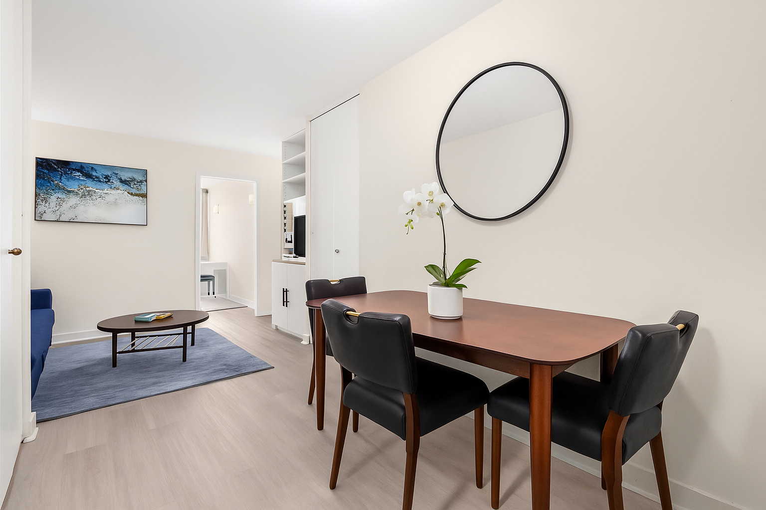 301 East 45th Street, Unit 11F Manhattan, NY 10017 - Photo 1 of 9 a view of a dining room with furniture