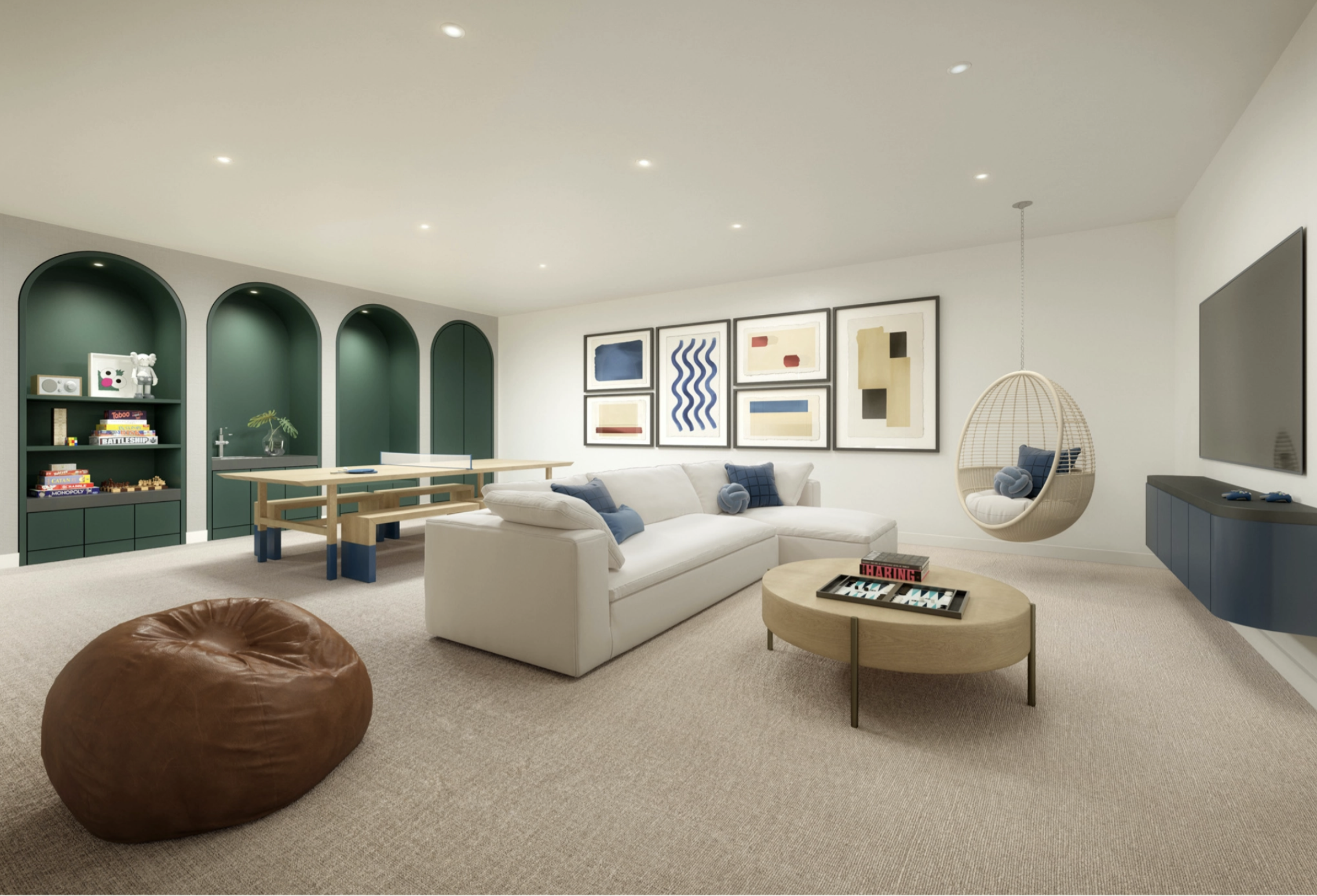 200 East 83rd Street, Unit 4E Manhattan, NY 10028 - Photo 26 of 29 a living room with furniture and a large window