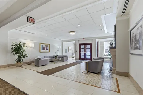 a view of a livingroom with a chair