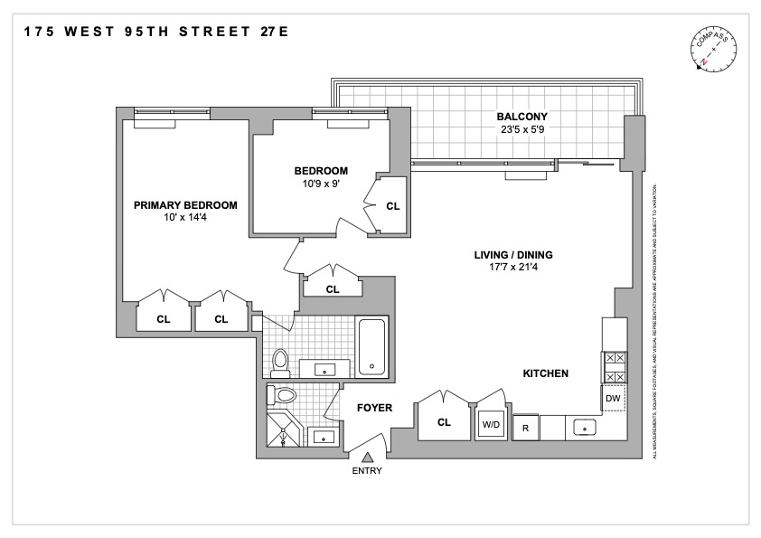175 West 95th Street, Unit 27E Manhattan, NY 10025 - Photo 15 of 15