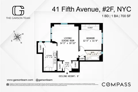 $1,150,000 | 41 5th Avenue, Unit 2F | Greenwich Village