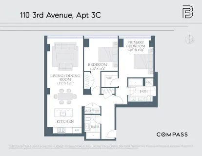 $10,500 | 110 3rd Avenue, Unit 3C | Greenwich Village