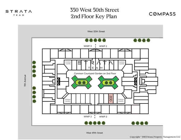 $3,500 | 350 West 50th Street, Unit 2DD | Hell's Kitchen