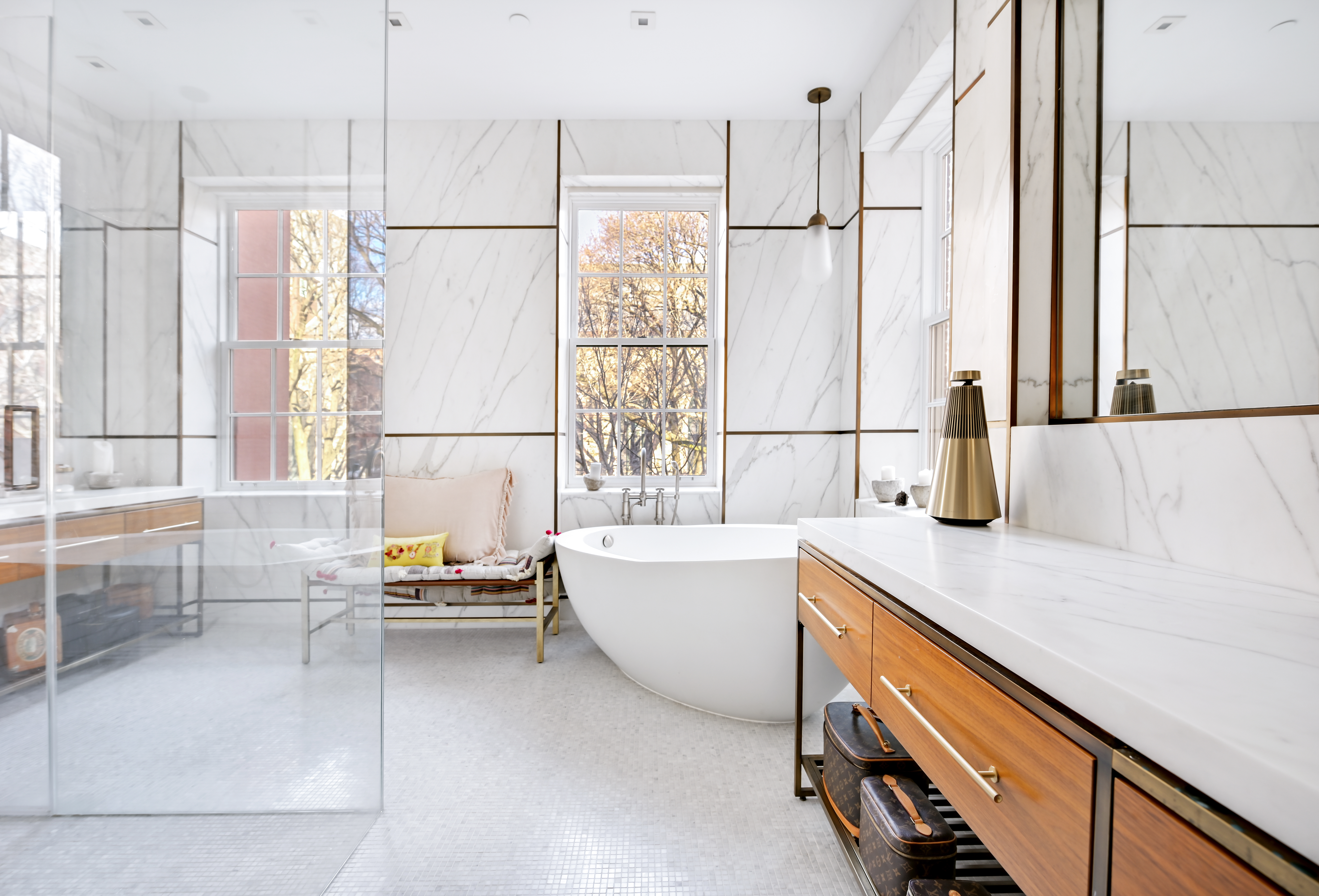 38 Prince Street Manhattan, NY 10012 - Photo 4 of 17 a bathroom with a bathtub and a sink