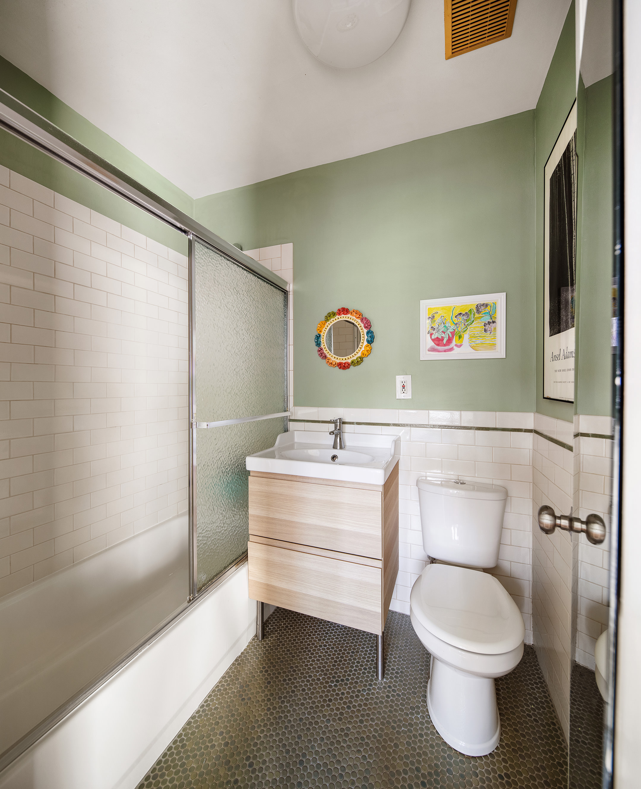 467 Pacific Street, Unit 10 Brooklyn, NY 11217 - Photo 8 of 10 a bathroom with a sink a toilet and shower