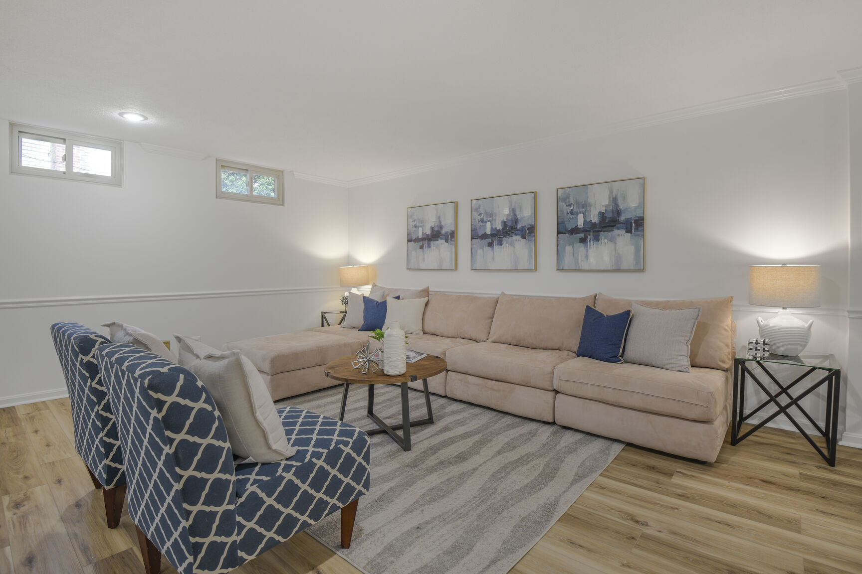 4008 Evangeline Terrace Olney, MD 20832 - Photo 41 of 54 a living room with furniture a rug and a lamp