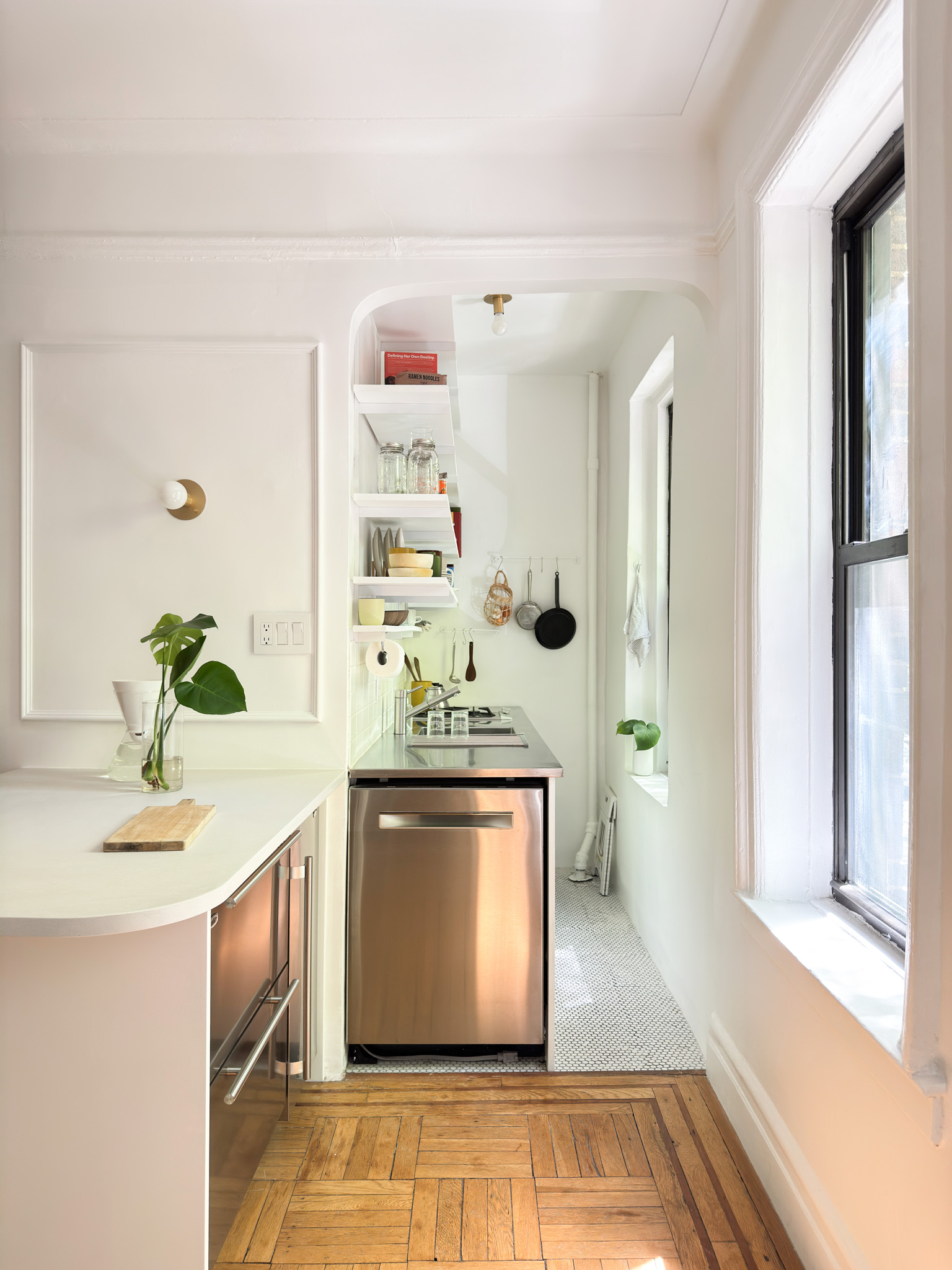 333 4th Street, Unit 2A Brooklyn, NY 11215 - Photo 5 of 12 a kitchen with stainless steel appliances granite countertop a stove and a refrigerator