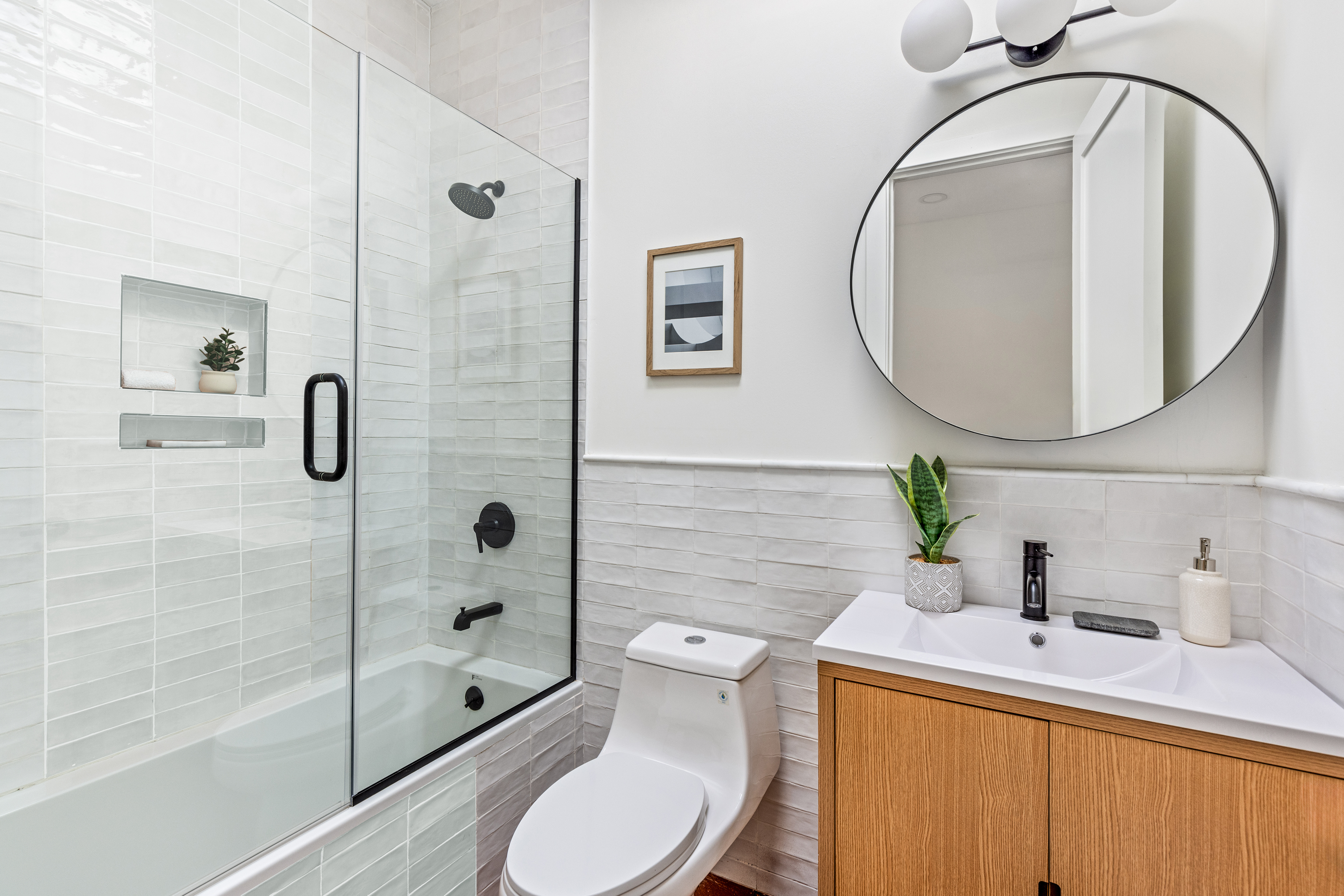 95 Moffat Street Brooklyn, NY 11207 - Photo 10 of 18 a bathroom with a sink a toilet and shower
