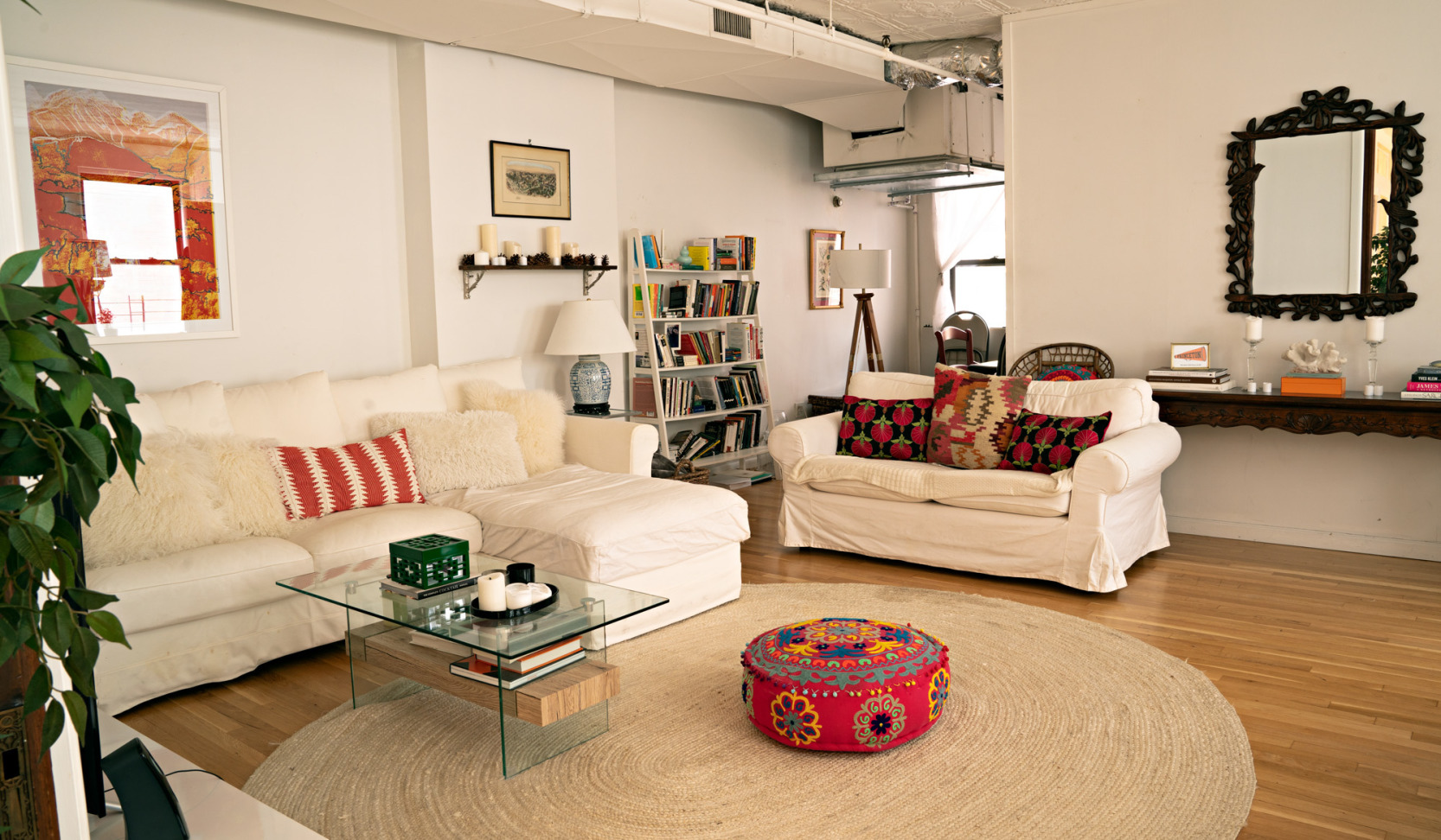 107 West 26th Street, Unit 4 Manhattan, NY 10001 - Photo 2 of 14 a living room with furniture and a couch