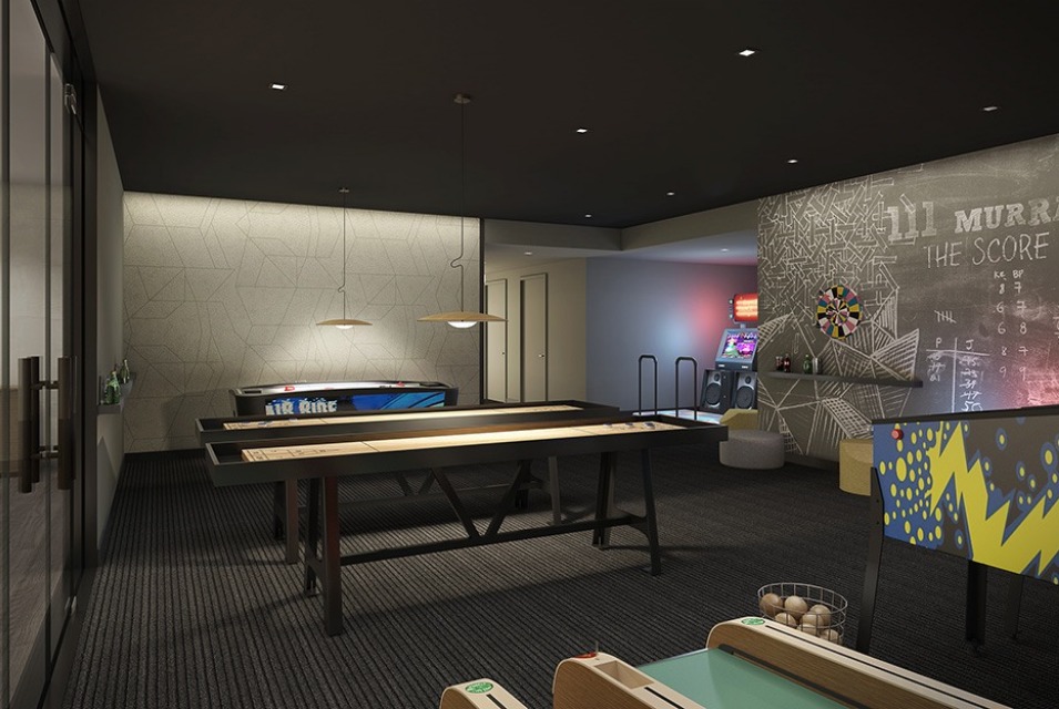111 Murray Street, Unit 21A Manhattan, NY 10007 - Photo 13 of 14 a room with furniture pool table and couch