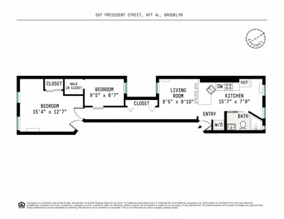 $680,000 | 507 President Street, Unit 4L | Gowanus