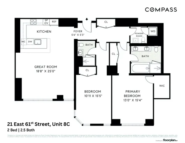 $4,750,000 | 21 East 61st Street, Unit 8C | Lenox Hill