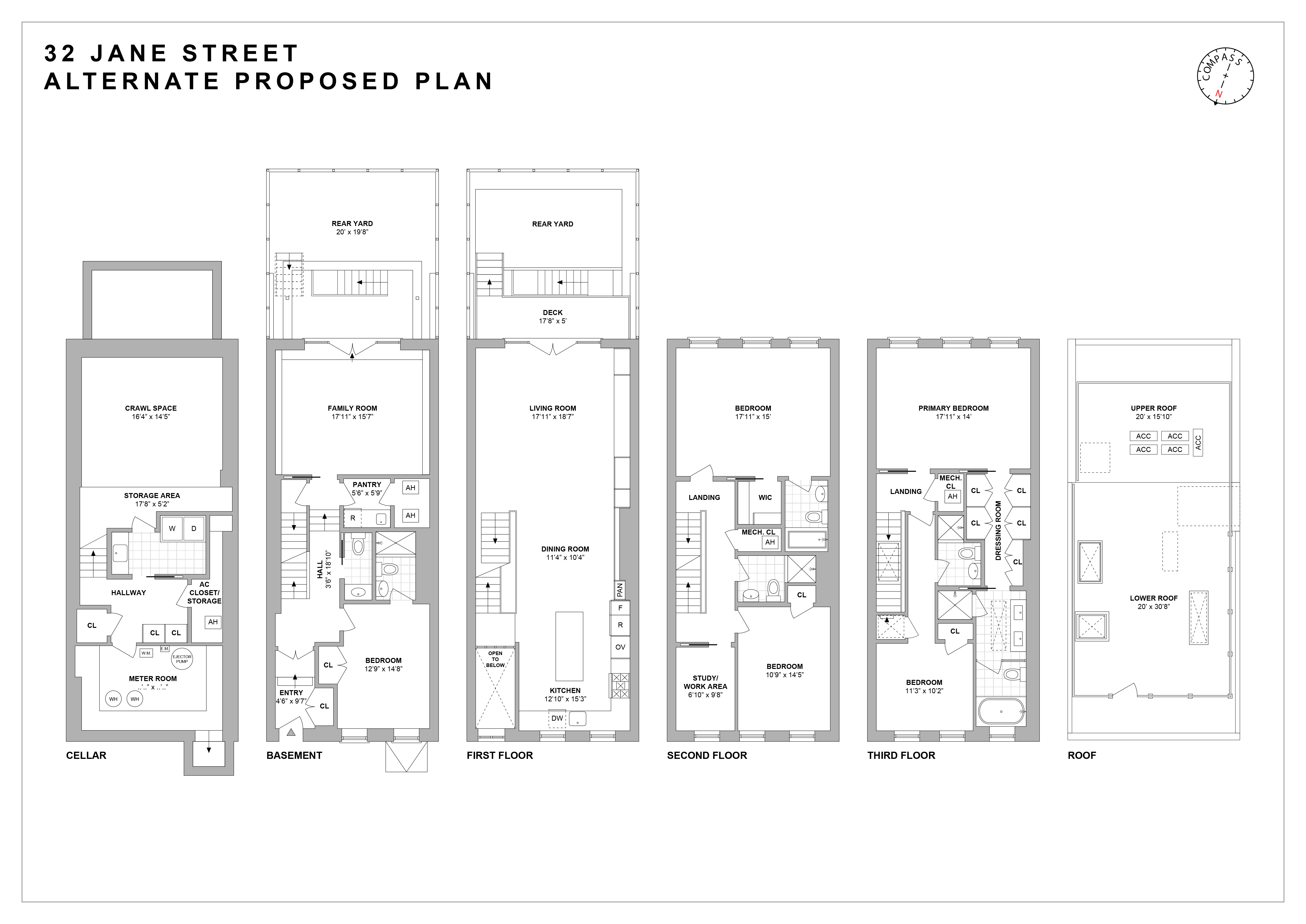 32 Jane Street Manhattan, NY 10014 - Photo 6 of 6 a black and white photo of a living room