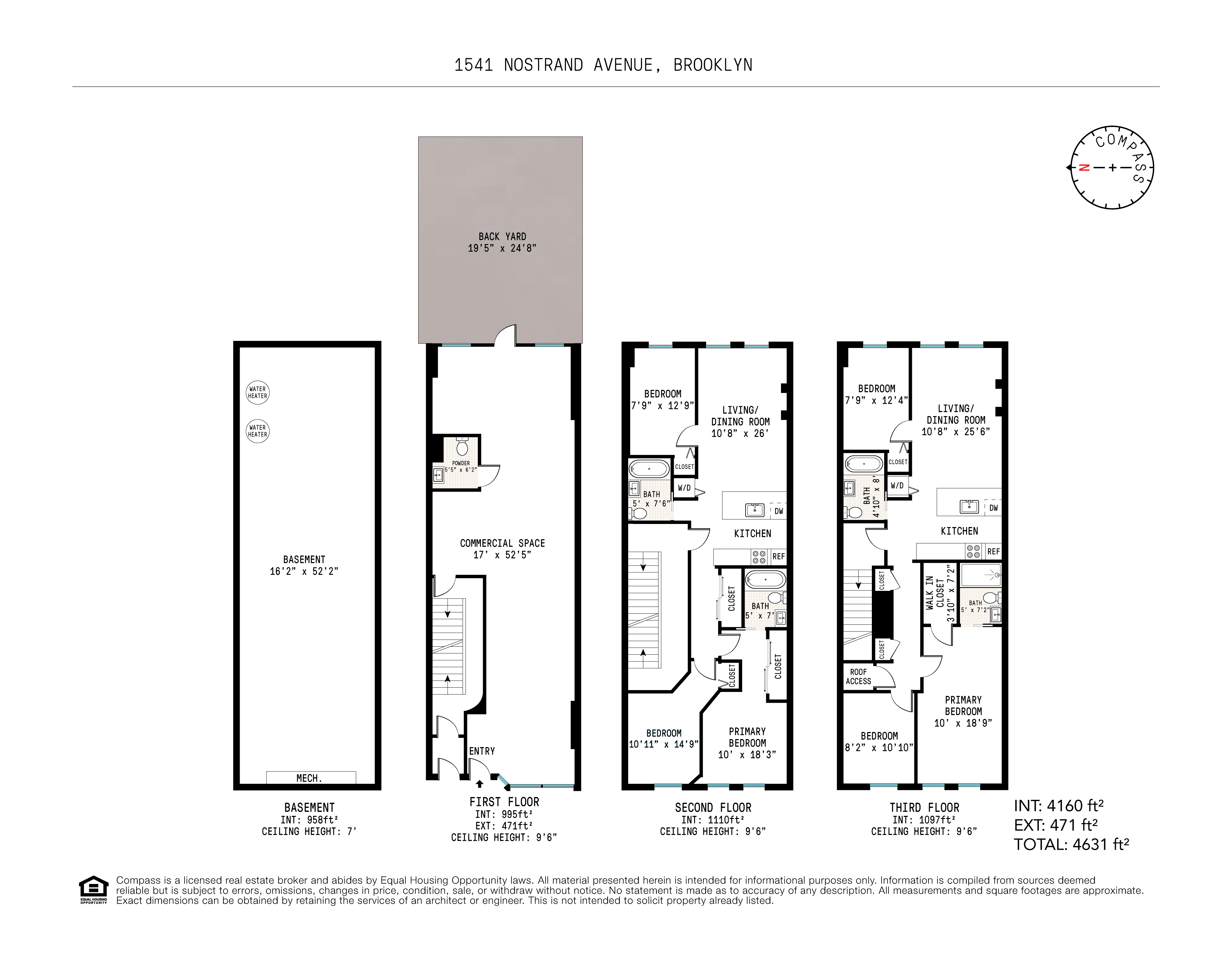 1541 Nostrand Avenue Brooklyn, NY 11226 - Photo 16 of 16 a picture of a floor plan