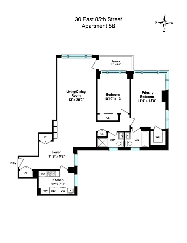 30 East 85th Street, Unit 8B Manhattan, NY 10028 - Photo 12 of 12 a picture of a book and a bed