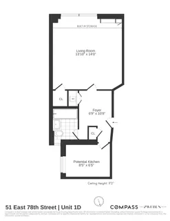 a picture of a bench in front of a wall